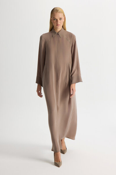 Cupro Cap with Embroidery Details - 4