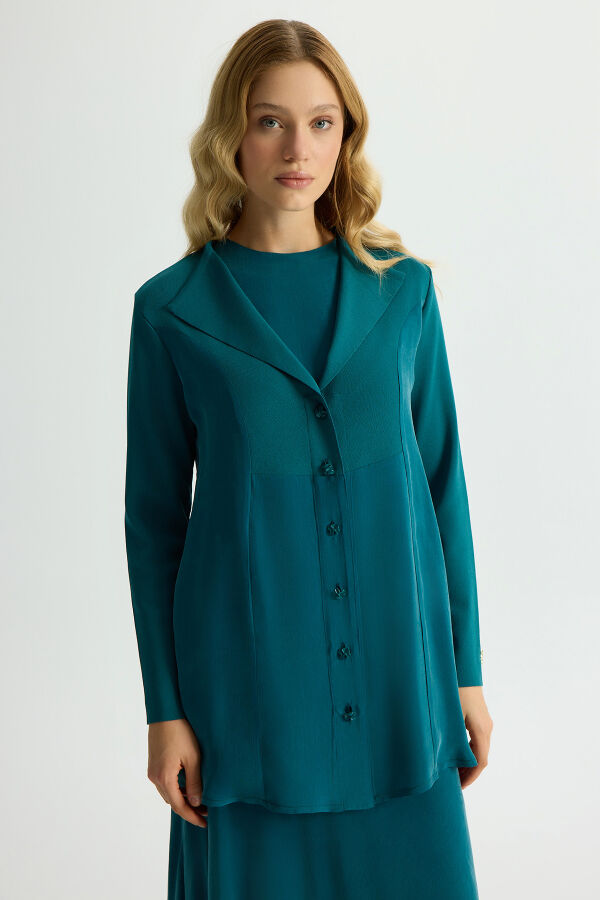 Knitwear-Cupro Jacket - 1