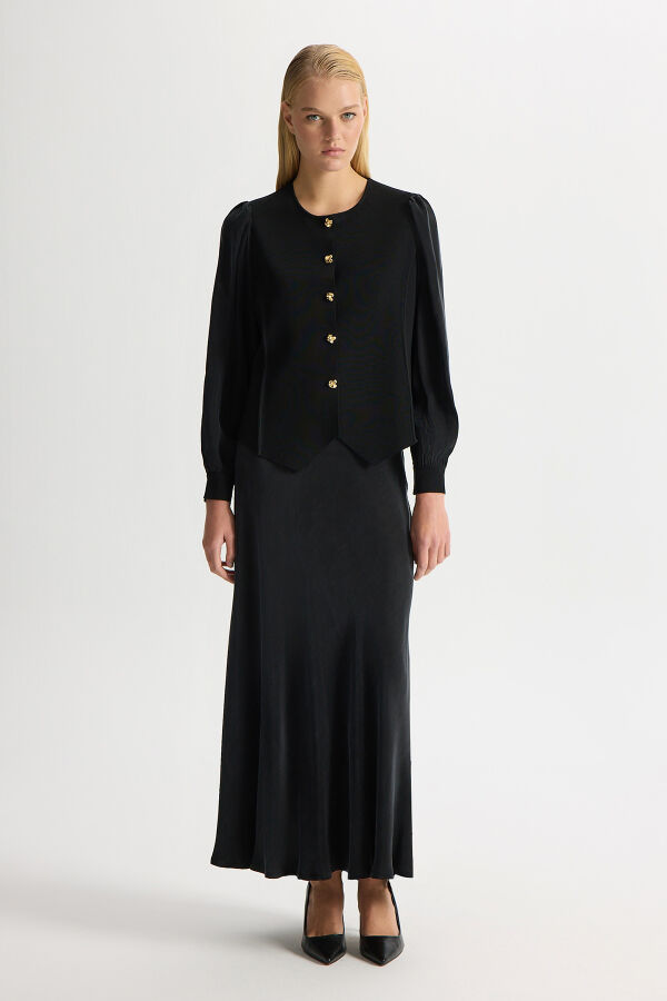 Temiz Kesim Şık Ceket Siyah - 4