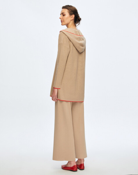 T24K-6004 Selanik Knitted Hooded Tunic - 5