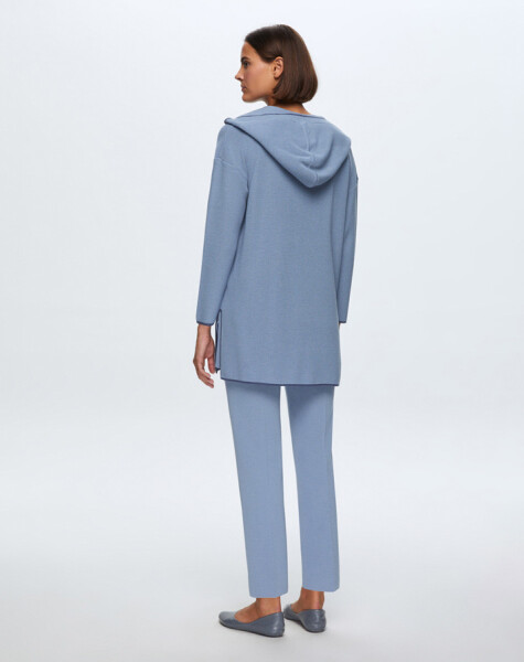 T24K-6004 Selanik Knitted Hooded Tunic - 8