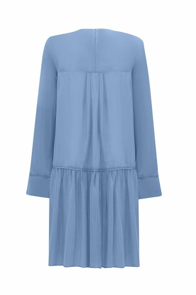 Tiktak Detailed Relaxed Cut Cupro Tunic - 6
