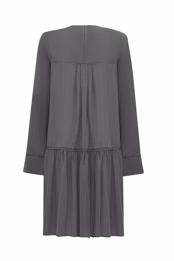 Tiktak Detailed Relaxed Cut Cupro Tunic - 10