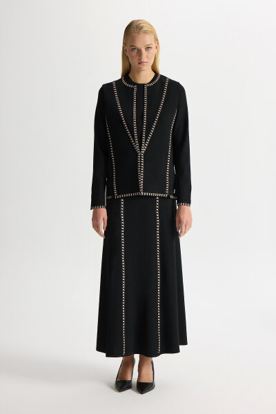 Titak Detailed Clean Cut Suit - MISS DALIDA