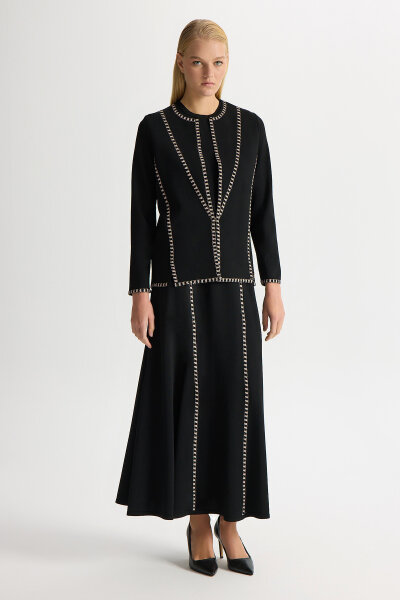 Titak Detailed Clean Cut Suit - MISS DALIDA (1)