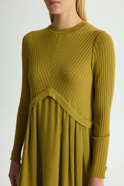 Knitted Cupro Dress - 3