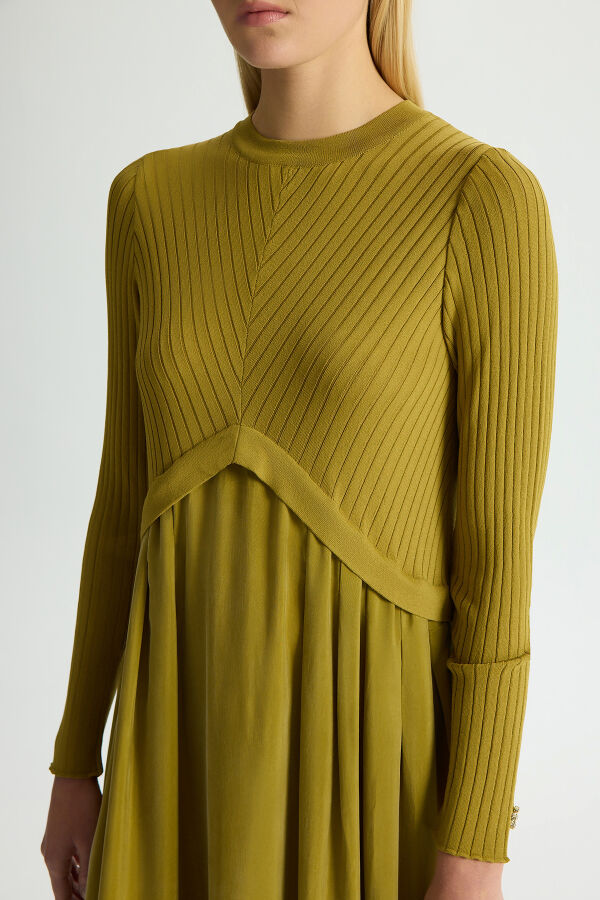 Knitted Cupro Dress - 3