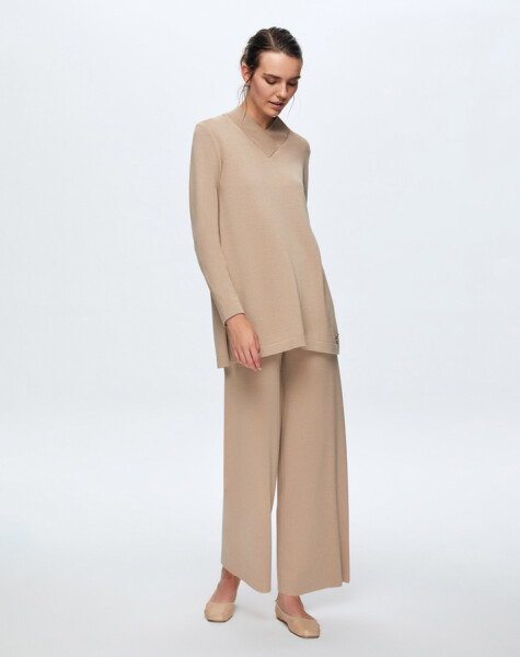 T24K-6011 V-Neck Knitwear Tunic - 4