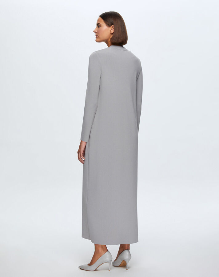 T24K-4010 V-Neck Stone Detailed Dress - 11
