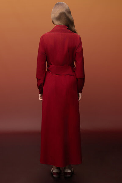 V Yaka Poplin Kap Cherry - 3
