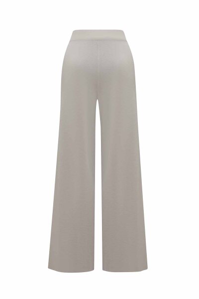 Wide Leg Knit Stone Color Pants - MISS DALIDA (1)