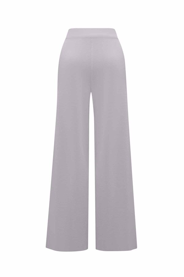 Wide Leg Knitted Trousers - 2