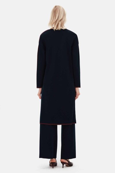 Wide Leg Knitted Trousers - 3