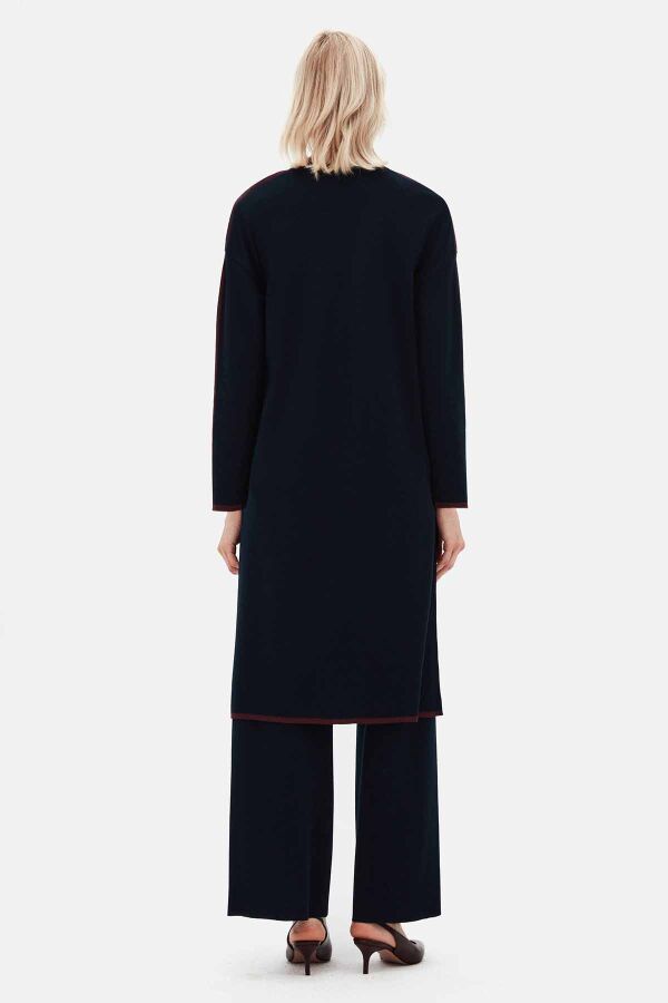 Wide Leg Knitted Trousers - 3