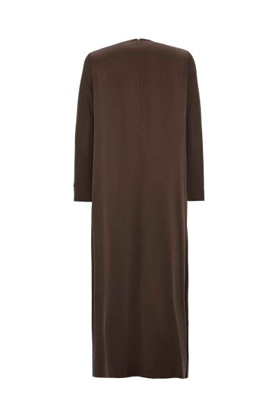 Zipper Detailed Cupro Dress - MISS DALIDA (1)